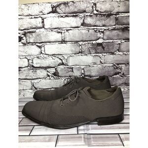 Mark Nason Dress Knit Oxford Gray Taupe Comfort Casual Walk Shoes Men Sz 12M US